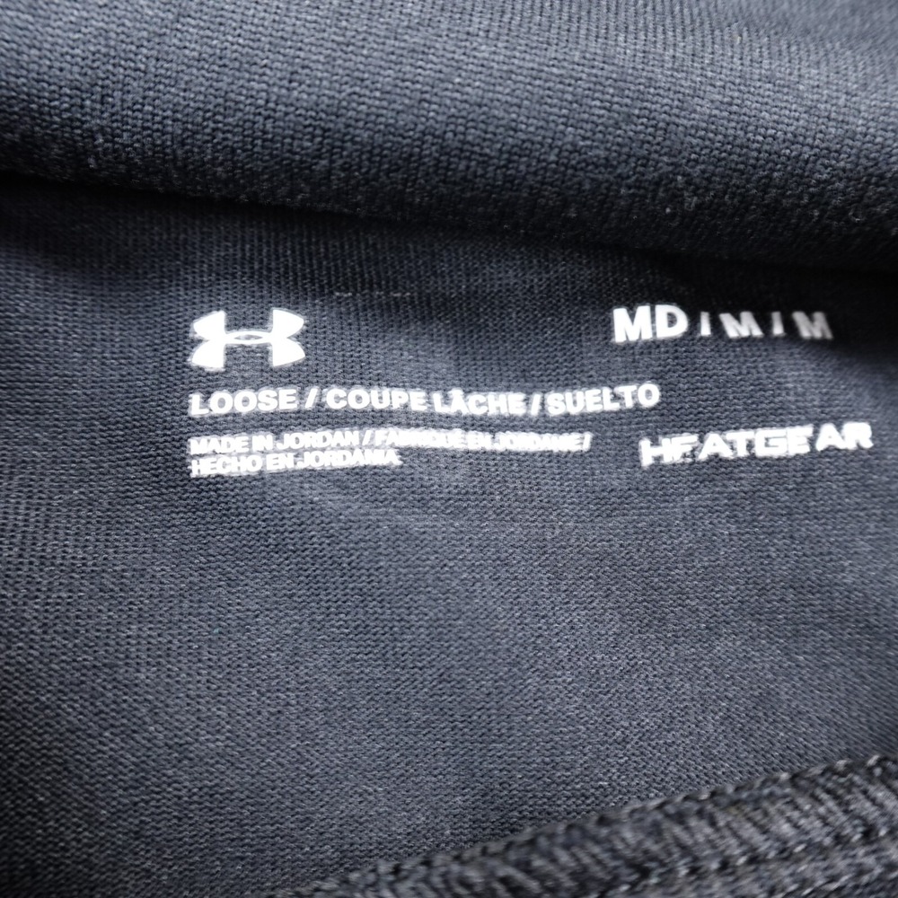 Under Armour Hoodie Womens M Black Loose HeatGear Sweater Sweatshirt‎ Pullover - Picture 4 of 10
